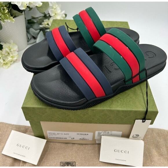 Men’s Gucci, Agrado double strap sandals size 11, made in Italy main image 10